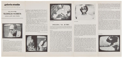 Information on the "Television is a Woman" exhibition of the graphic art of Jacek Drabik
