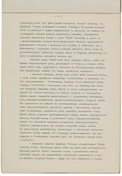 Portfolio Zygmunta Rytki