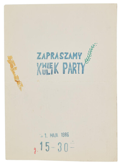 Zaproszenie na KWIEKULIK Party