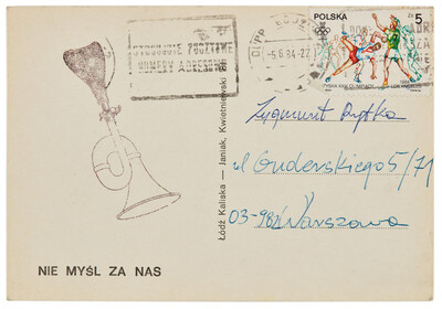 Zaproszenie do udziału w wyborze obiekt&oacute;w do &bdquo;Tanga nr 8&rdquo; (rewers)