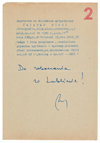 Zaproszenie na Kolokwium z fotografią pt. &bdquo;Światło ciszy&rdquo;