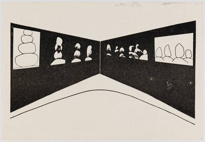 Karta pocztowa &bdquo;Obrazy uzupełniające&rdquo; Zygmunta Rytki