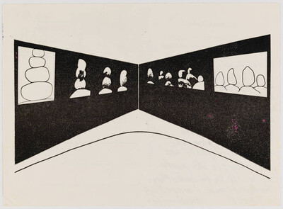 Karta pocztowa &bdquo;Obrazy uzupełniające&rdquo; Zygmunta Rytki