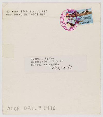 Invitation to the exhibition of photographs by Anna Beata Bohdziewicz  "Photodiary (The Song About the End of the World)" in Boston