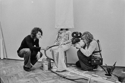 &bdquo;Żywa galeria&rdquo;, performance Krzysztofa Zarębskiego, ok. 1974