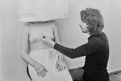 &bdquo;Żywa galeria&rdquo;, performance Krzysztofa Zarębskiego, ok. 1974