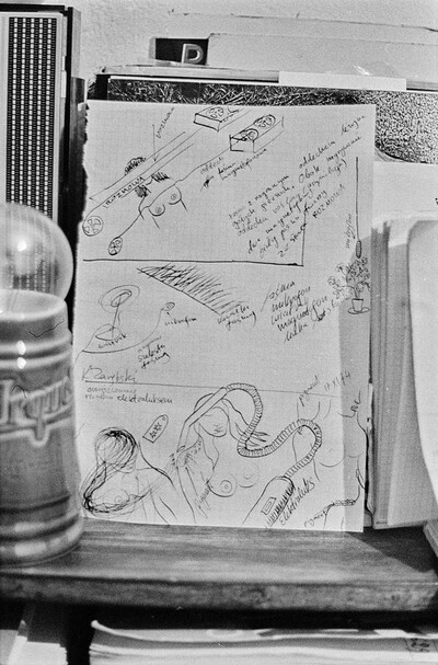 &bdquo;Żywa galeria&rdquo;, performance Krzysztofa Zarębskiego, ok. 1974