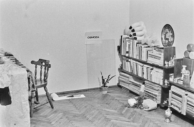 &bdquo;Żywa galeria&rdquo;, performance Krzysztofa Zarębskiego, ok. 1974
