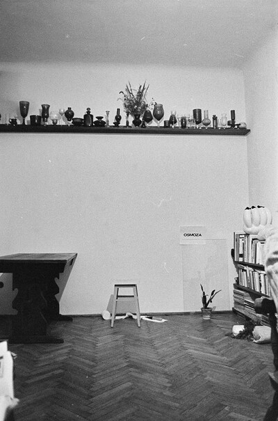 &bdquo;Żywa galeria&rdquo;, performance Krzysztofa Zarębskiego, ok. 1974