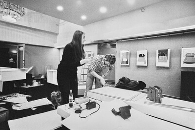 Krzysztof Zarębski, exhibition, Wsp&oacute;łczesna Gallery, Warsaw, 1973