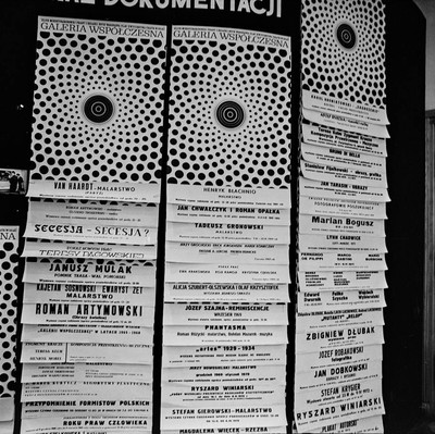 Galeria Współczesna, &bdquo;Pokaz dokumentacji&rdquo;, Warszawa, 1972