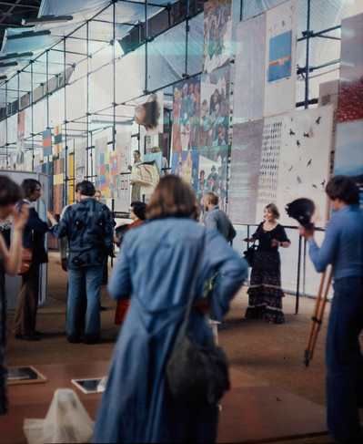 Wystawa CDN - &bdquo;Prezentacje Sztuki Młodych&rdquo;, Pod Mostem Poniatowskiego, Warszawa, 1977