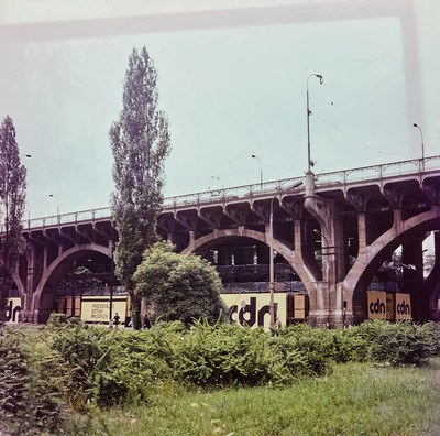 CDN - Presentations of Young People's Art exhibition, under Poniatowski Bridge, Warsaw, 1977
