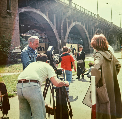 CDN - Presentations of Young People's Art exhibition, under Poniatowski Bridge, Warsaw, 1977