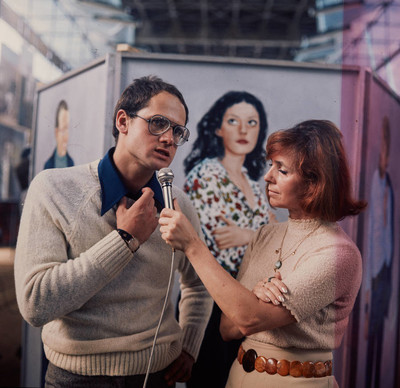 CDN - Presentations of Young People's Art exhibition, under Poniatowski Bridge, Warsaw, 1977