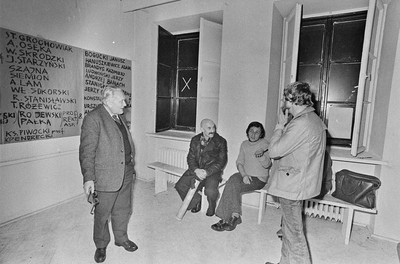 Andrzej Partum, &bdquo;Lista ignorantów kultury i sztuki&rdquo;, Galeria Repassage, Warszawa, 1973