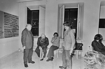 Andrzej Partum, &bdquo;Lista ignorantów kultury i sztuki&rdquo;, Galeria Repassage, Warszawa, 1973