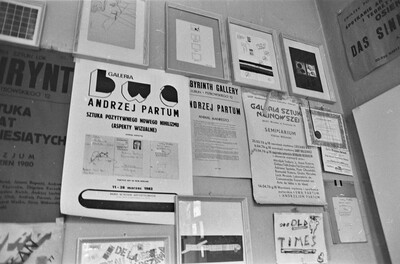 Andrzej Partum, Biuro Poezji, Warszawa (ul. Podchorążych), 1982