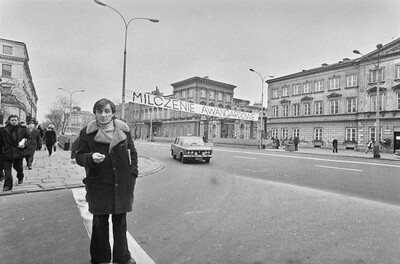 &bdquo;Żywa galeria&rdquo;, Andrzej Partum, Milczenie awangardowe, Warszawa, 1974 (ASP - UW)