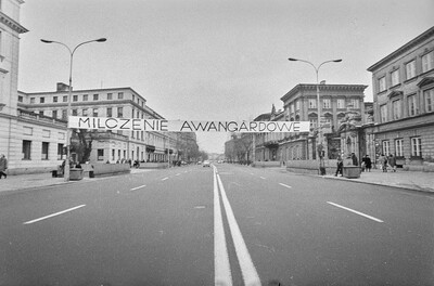 &bdquo;Żywa galeria&rdquo;, Andrzej Partum, Milczenie awangardowe, Warszawa, 1974 (ASP - UW)