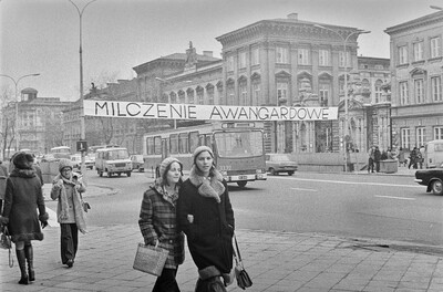 &bdquo;Żywa galeria&rdquo;, Andrzej Partum, Milczenie awangardowe, Warszawa, 1974 (ASP - UW)