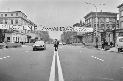 &bdquo;Żywa galeria&rdquo;, Andrzej Partum, Milczenie awangardowe, Warszawa, 1974 (ASP - UW)
