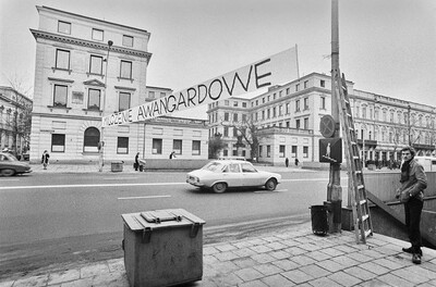 &bdquo;Żywa galeria&rdquo;, Andrzej Partum, Milczenie awangardowe, Warszawa, 1974 (ASP - UW)