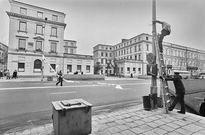 &bdquo;Żywa galeria&rdquo;, Andrzej Partum, Milczenie awangardowe, Warszawa, 1974 (ASP - UW)
