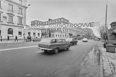 &bdquo;Żywa galeria&rdquo;, Andrzej Partum, Milczenie awangardowe, Warszawa, 1974 (ASP - UW)