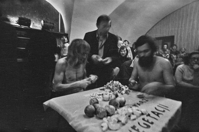 Jerzy Bereś, "Existential Ritual", LDK Labirynt Gallery, Lublin, 1976