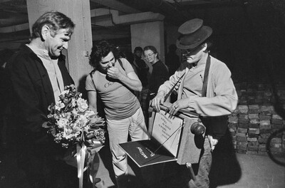 Manhattan Dungeons, or the Art of Other Media exhibition, garages, Ł&oacute;dź, 1989