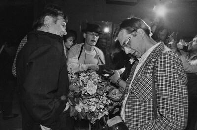 Manhattan Dungeons, or the Art of Other Media exhibition, garages, Ł&oacute;dź, 1989