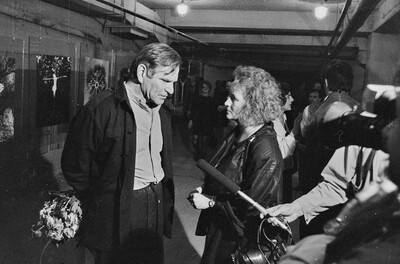 Manhattan Dungeons, or the Art of Other Media exhibition, garages, Ł&oacute;dź, 1989