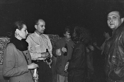 Manhattan Dungeons, or the Art of Other Media exhibition, garages, Ł&oacute;dź, 1989