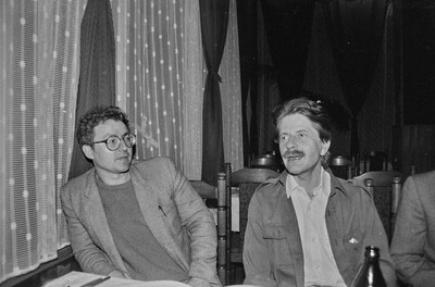 Manhattan Dungeons, or the Art of Other Media exhibition, garages, Ł&oacute;dź, 1989