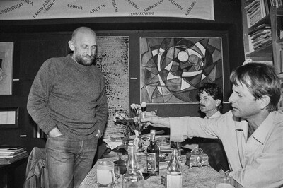 J&oacute;zef Robakowski, &bdquo;Gabinet kątów energetycznych&rdquo;, Galeria Wschodnia, Ł&oacute;dź, 1987