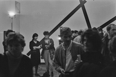 J&oacute;zef Robakowski, &bdquo;Gabinet kątów energetycznych&rdquo;, Galeria Wschodnia, Ł&oacute;dź, 1987