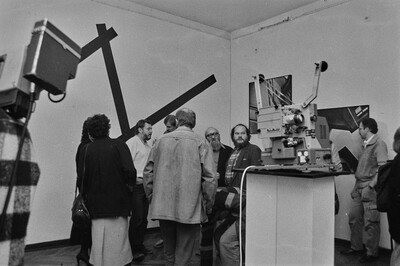 J&oacute;zef Robakowski, &bdquo;Gabinet kątów energetycznych&rdquo;, Galeria Wschodnia, Ł&oacute;dź, 1987