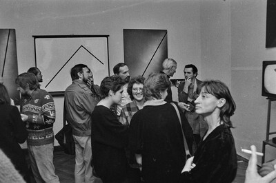 J&oacute;zef Robakowski, &bdquo;Gabinet kątów energetycznych&rdquo;, Galeria Wschodnia, Ł&oacute;dź, 1987