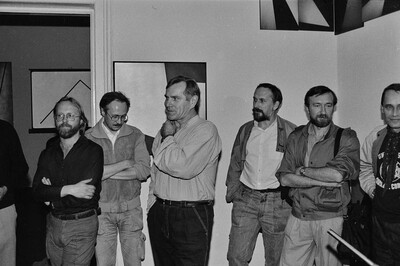 J&oacute;zef Robakowski, &bdquo;Gabinet kątów energetycznych&rdquo;, Galeria Wschodnia, Ł&oacute;dź, 1987