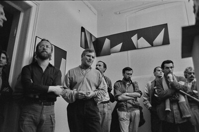 J&oacute;zef Robakowski, &bdquo;Gabinet kątów energetycznych&rdquo;, Galeria Wschodnia, Ł&oacute;dź, 1987