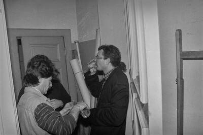 J&oacute;zef Robakowski, &bdquo;Gabinet kątów energetycznych&rdquo;, Galeria Wschodnia, Ł&oacute;dź, 1987