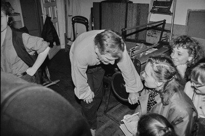 J&oacute;zef Robakowski, &bdquo;Gabinet kątów energetycznych&rdquo;, Galeria Wschodnia, Ł&oacute;dź, 1987