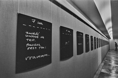 Piotr Bernacki, Wojciech Bruszewski, Jan Wojciechowski, &bdquo;Koncepcje&rdquo;, Galeria Wsp&oacute;łczesna, 1975