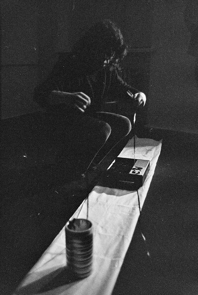 Krzysztof Zarębski, performance &bdquo;Ambush&rdquo;, Galeria Repassage, Warszawa, 1974