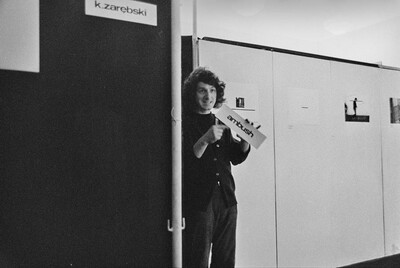 Krzysztof Zarębski, performance &bdquo;Ambush&rdquo;, Galeria Repassage, Warszawa, 1974