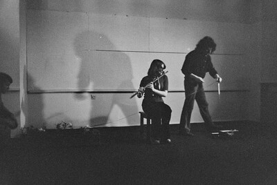 Krzysztof Zarębski, performance &bdquo;Ambush&rdquo;, Galeria Repassage, Warszawa, 1974