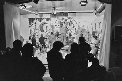 &bdquo;Wsp&oacute;lne malowanie&rdquo;, happening w Galerii Stodoła, Warszawa, 1986