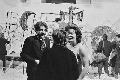 &bdquo;Wsp&oacute;lne malowanie&rdquo;, happening w Galerii Stodoła, Warszawa, 1986