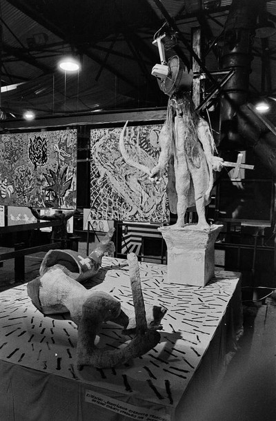 Wystawa &bdquo;Co słychać&rdquo;, dawna Fabryka Norblina, Warszawa, 1987